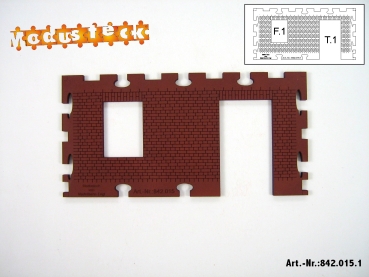 0 Gebäude Kreuz- Blockverband Element 1   120x 60