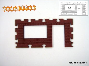 0 Gebäude Kreuz- Blockverband Element 1   120x 60