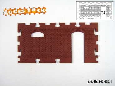 0 Gebäude Kreuz- Blockverband Element 1   120x 60