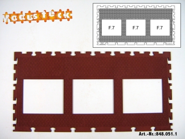 0 Gebäude Kreuz- Blockverband Element 4   120x 240