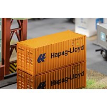 H0 Ausstattung BS Container Hapag Lloyd 20´, Ep.V, 69,5x 28x 30mm, etc....................................................................................