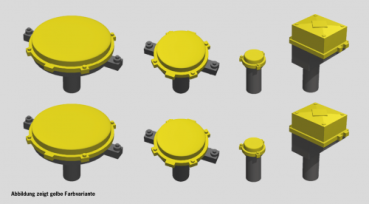 TT Bahnausstattung BS Kreisverteiler & Gleisanschlusskästen gelb, 8x,  etc........................................................................
