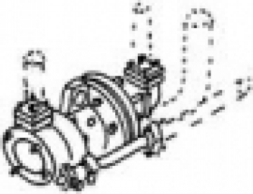 H0 Zurüstteil BS MS Turbospeisepumpe , BR 65,  BR 66,  BR 82