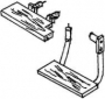 H0 Zurüstteile BS MS Aufstiegstritte für Bremserbühne,  Stirnseite,  Paar 1x