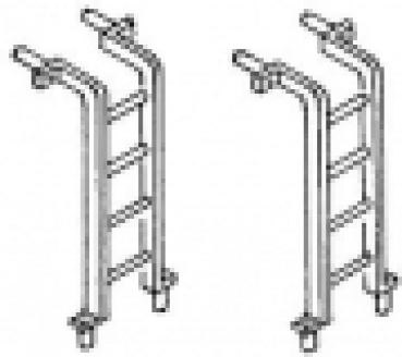 H0 Zurüstteil BS MS D DRG DB DR  Leiter für Kessel, BR 55,  BR 57