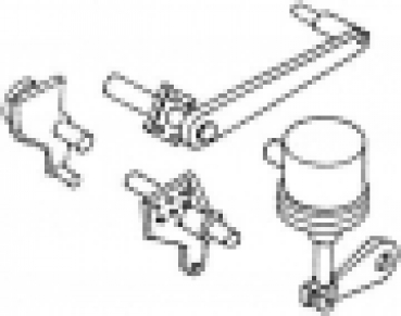 H0 Zurüstteil BS MS D DB DR Bremszylinder BR 93