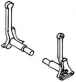 H0 Zurüstteil BS MS Bremsen BR 94.5- 17,  mit Schienenräumer Räder 2,2mm, fine Rädern 25