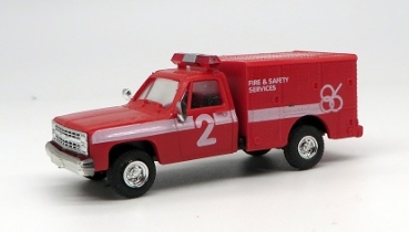 H0 Einsatzfahrzeuge PKW Kofferaufbau rot Rescue Pumper line, RED, etc............................................................................