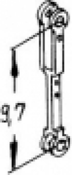 H0 Bahnausstattung D BS MS Dampflokomotive Voreilhebel BR 71