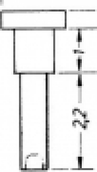 H0 Ersatzteil D BS Dampflokomotive Niete,  für Steuerung, St.10x