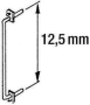 H0 Zurüstteil BS MS NS D DB Griffstangen für Umbauwagen, L= 12,5mm