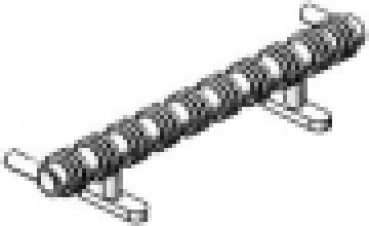 H0 Zurüstteile BS MS Stromabnehmer Rillenisolator SBS 10, doppeldem Anschluss