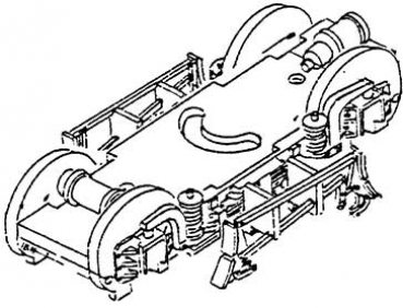 H0 D DRG DB DR  BS MS Dampflokomotive Vorlaufdrehgestell,  BR 01, BR 01.10, BR 03.10