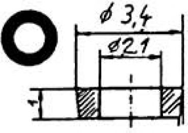 Ersatzteil BS KS Isolierscheibe 10x