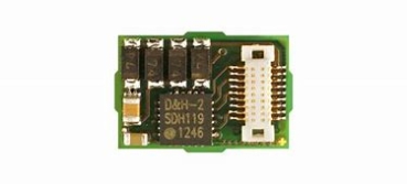 Elektro Funktionsdecoder FH18A, Next18, DCC,  SX2,  AC- analog, 9,7x 8,9x 1,5mm, 1A, 30V,  Lichtausgang dimmbar,  etc... - Kopie