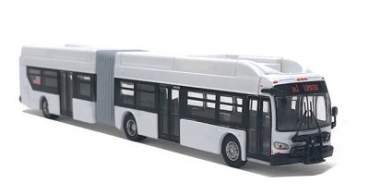 H0 LKW Reisebus New Flyer xcelsior XD60 Articulated, white, etc............