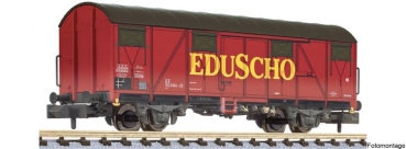 N D DB Güterwagen Gbs, Nr. 152 8 654 3, ged. 2A, Ep.IV, braun, " Eduscho ", gealtert, etc...................