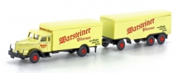 N D LKW Krupp Titan Hängerzug ,     " Warsteiner  "