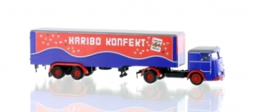 N D LKW Büssing LU11- 16 Koffer Hängerzug,  "  Haribo  "