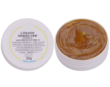 Werkzeug Lötpaste Flussmittelpaste halogen, weichlöten, 20gr. , etc..................................................................................