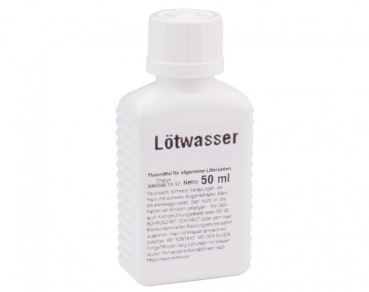 Werkzeug Lötzubehör Lötwasser 50ml, Fussmittel zum Weichlöten, etc......................................................