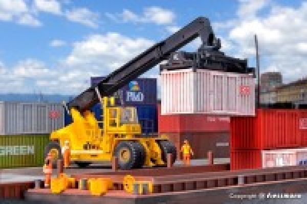 H0 Nutzfahrzeuge BS LKW Kalmar Kombiaggregat, Containerkran, etc.........................................................