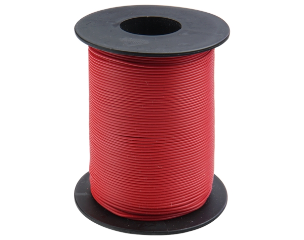 elektro Litzen Drähte Kupferschaltlitze 0,14mm², 100m, rot, etc......................................................................................