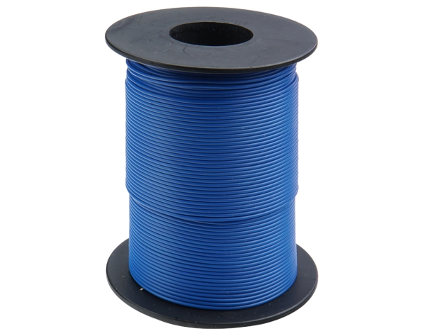 elektro Litzen Drähte Kupferschaltlitze 0,14mm², 100m, blau, etc........................................................................