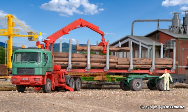 H0 Nutzfahrzeuge LKW MAN Kurz- und Langholzzug, etc.............................................................