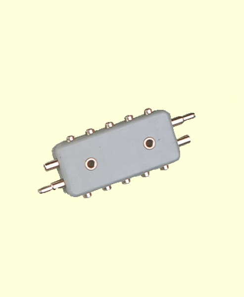 elektro Verteilerplatte, 5fach, 2pol., 2,5mm