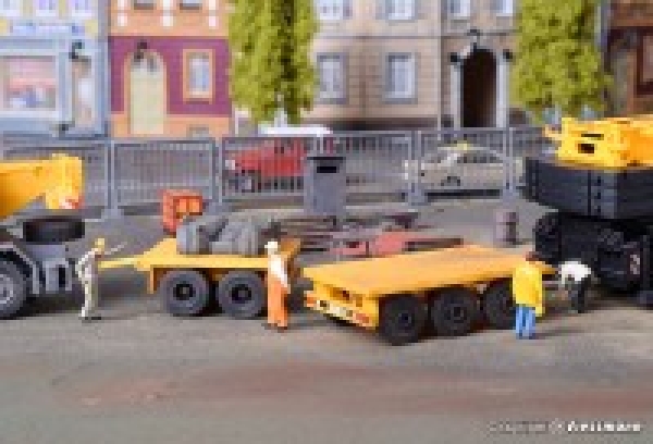 H0 Nutzfahrzeuge LKW BS Gewichtanhänger für Mobilkräne St.2x, L=5,5x 2,9x 1,5cm, Achsen 2 L=7x 2,9x 1,5cm, etc................................................