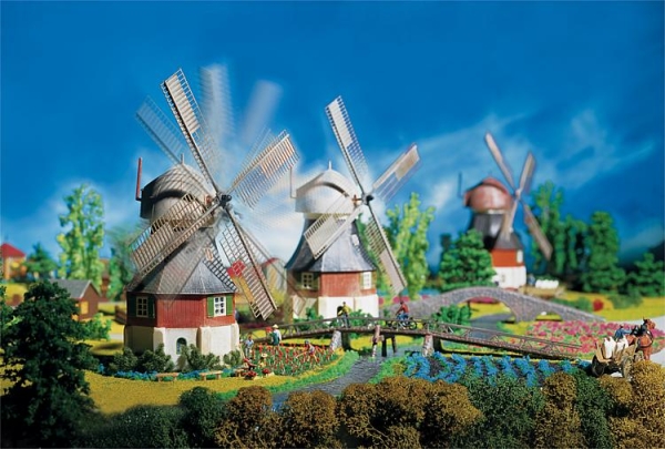 H0 Windmühle mit Motor