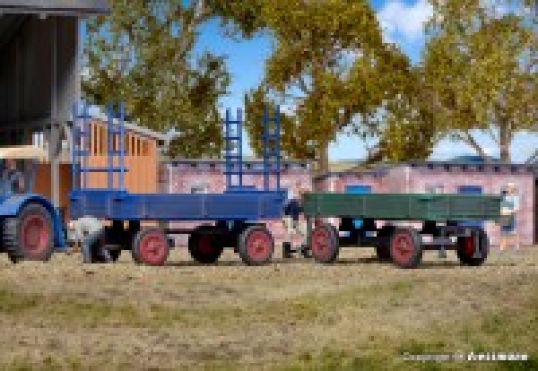 H0 Nutzfahrzeuge BS LKW Gummiradwagen 2x Fendt, L=6,5x 2,3x 2,5cm, L= 6,5x 2,3x 3,5cm, etc........................................................................................