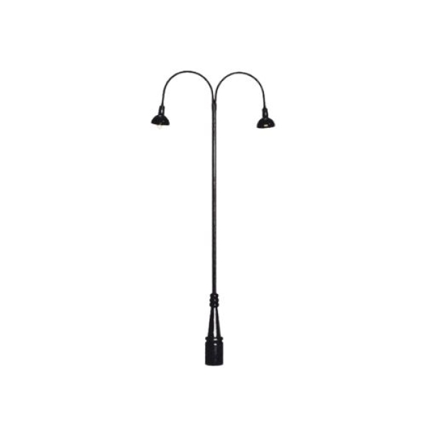 1 Leuchten Bogenlampe zweiflammig, L= 310mm, LED, etc...............................