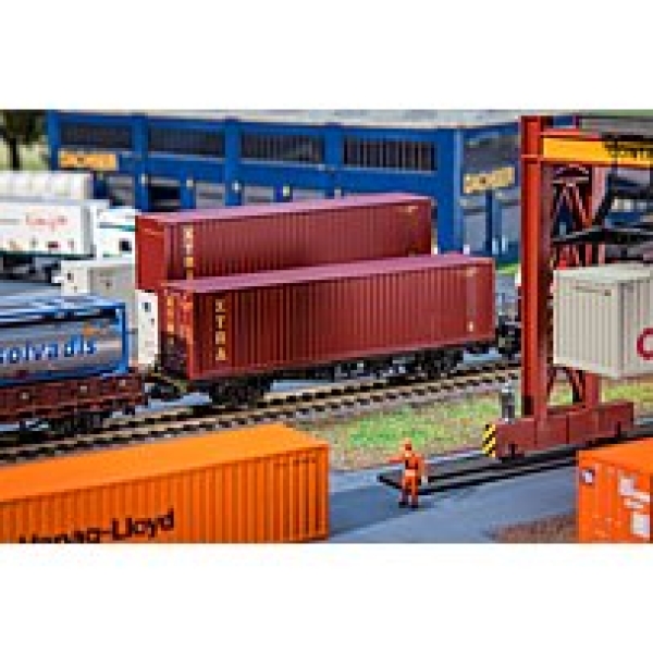 H0 Ausstattung BS High-Cube Container XTRA 40´, Ep.V, 140x 28x 33mm, etc..................................................................................