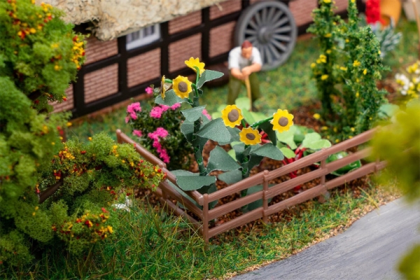 H0 Geländegestaltung BS Blumen im Vorgarten, etc................................................................................