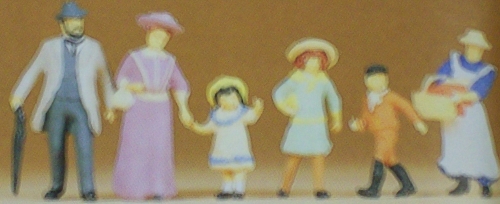 H0 Figur Familie ca. 1900