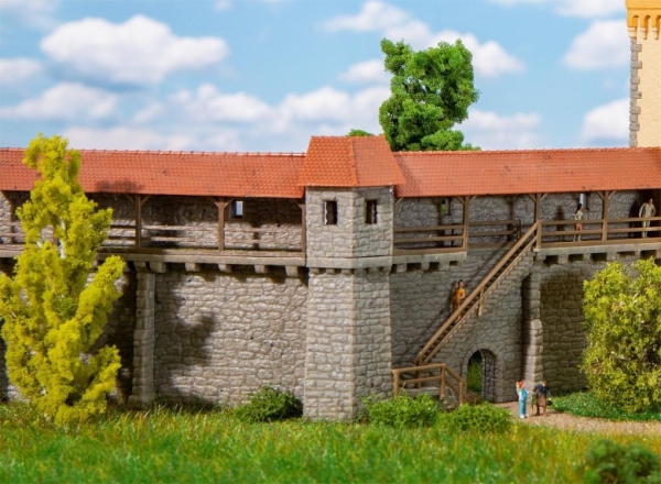 N Gebäude BS Altstadtmauer- Set, Ep.III, 85x 20x 69mm, 24x 13x 59mm, 22x 21x 69mm, 33x 25x 69mm, etc.............................