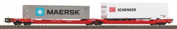 H0 D DB Taschenwagen T3000e, bel., 3A, PNO Trailer Maersk, Ep.VI, etc..........................................................