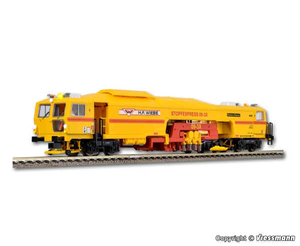 H0 RailMotion Schienen- Stopfexpress Wiebe, P & T, L=26,5x 3,3x 4,6cm, etc............................................................................