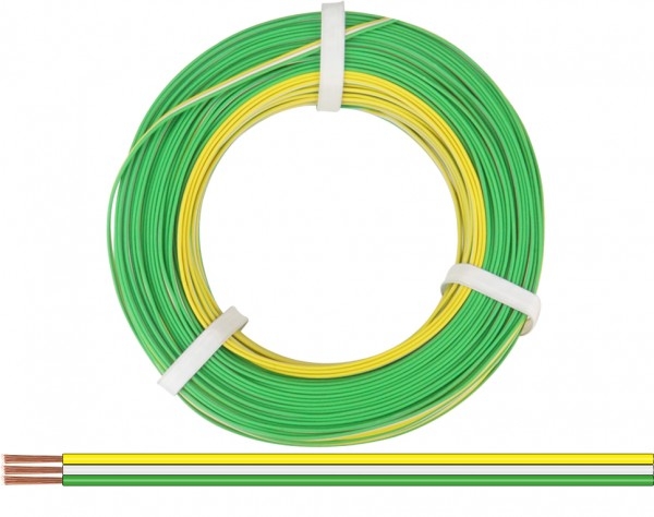 Litzen Drähte Drillingslitze 3x 0,14mm², gelb- weiß- grün, etc....................................................................................