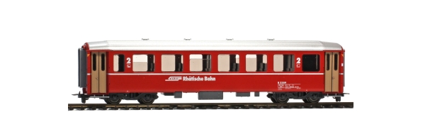 H0m Bahnfahrzeuge Ch RhB Einheitswagen I, B 2309, 4A, Kl.2, Ep.IV- V, rot, etc................................................................................... - Kopie