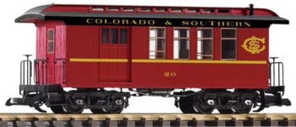 G USA Personen-/ Packwagen, C&  S, 4A, " COLORADO & SOUTHERN " Western, L=365mm, R=600mm, etc....................................