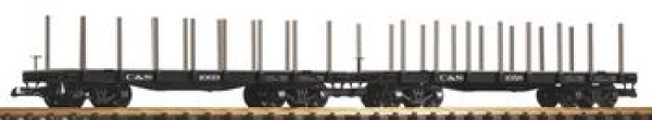 G USA C&S Rungenwagen- Set, 2x, " Colorado & Southern " 4A, L=736mm, R=60mm, etc......................................................