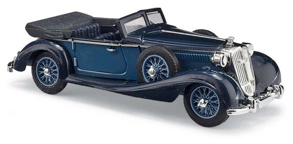 H0 D PKW Horch 853 Cabrio offen, blau, etc.....