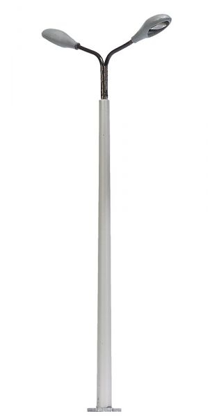 H0 Leuchten  Betonmast mit Leuchten 2, LED, weiß, H= 90mm, etc........................................................................................