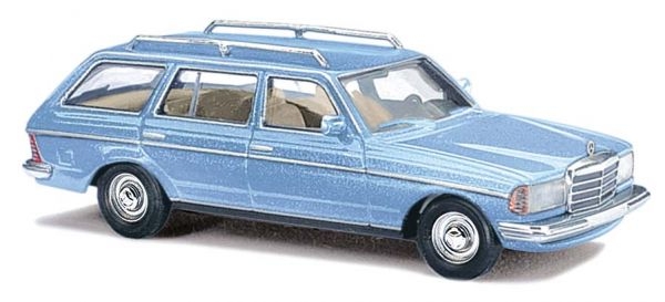 H0 D PKW Mercedes W123 T, metallic, blau , etc.....