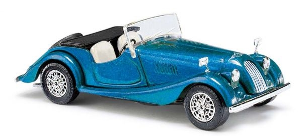 H0 GB PKW Morgan Plus 8 offen, metallic, blau, etc......