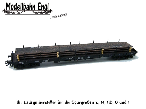 H0 Zubehör Stahlplatten rostig lang 20cm  200x 29mm