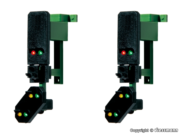 H0 Signale Blocksignalköpfe mit Vorsignal und Multiplex- Technologie, St,2x, etc............................................